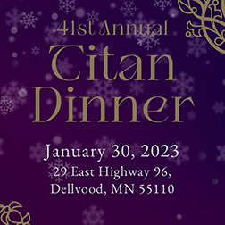 Ad for the 41st Annual Titan Dinner
